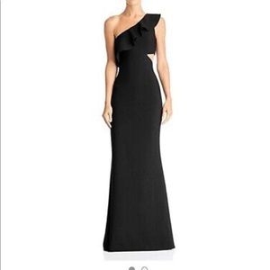 LIKELY Jillian Ruffled One Shoulder Gown. Size 10.